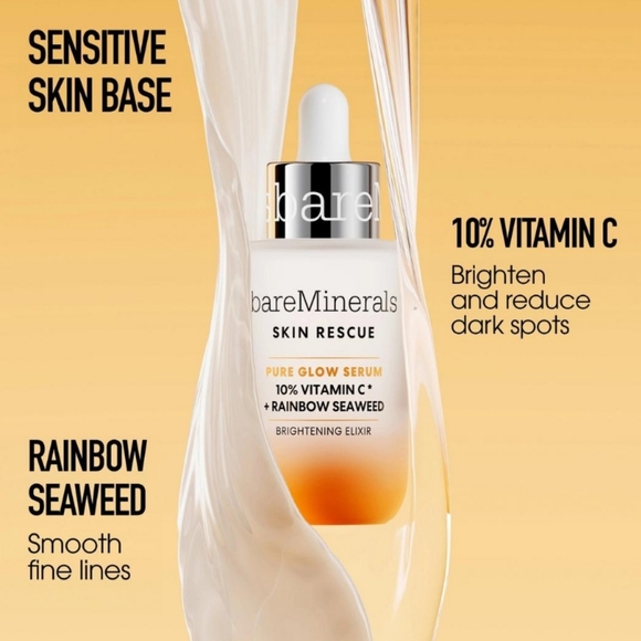 NIB BARE MINERALS SKIN RESCUE PURE GLOW SERUM - Picture 8 of 15